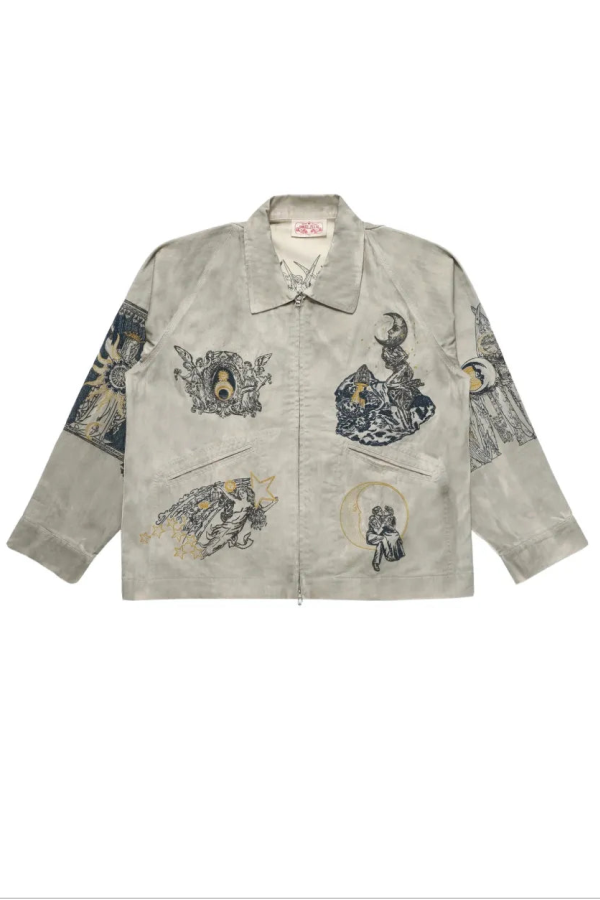 Samuel Zelig La Luna Zip Jacket - Smoke Grey