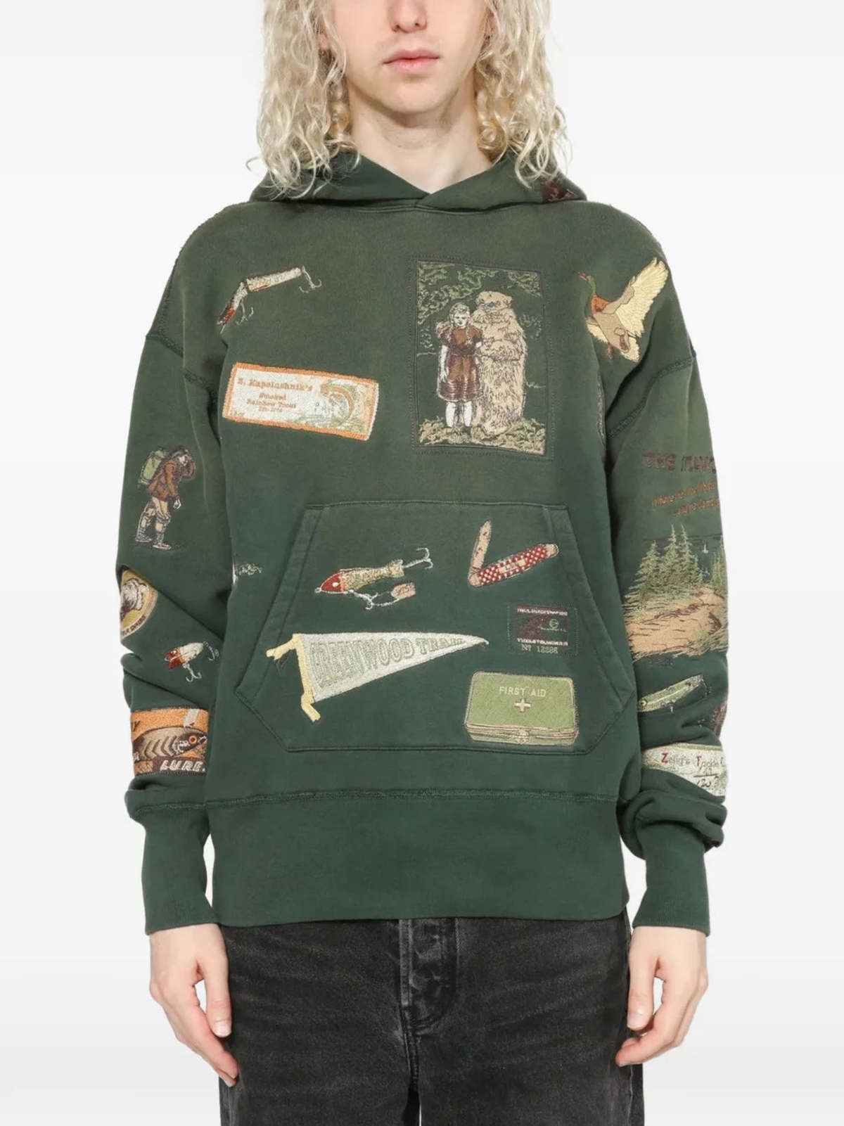 Samuel Zelig Trail Hoodie - Forest - Image 3 of 5