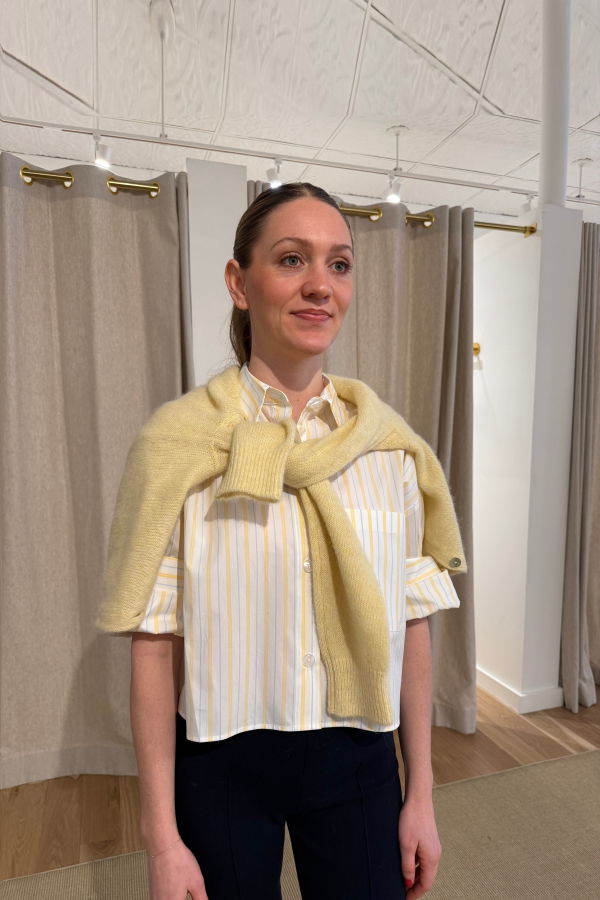 TWP Next Ex Top - Ivory / Yellow / Blue