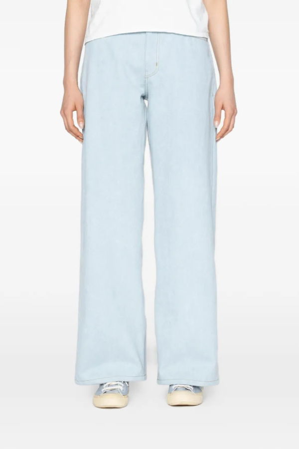 Naked & Famous Wide Wild West Jeans - Blue