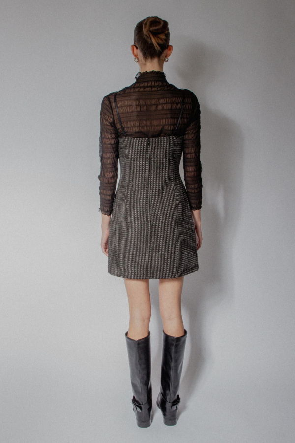 NKC Sutton Mini Dress - Black Diamond