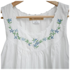 Maison d'Haiti Blue Garland Nightgown - Thumbnail 2
