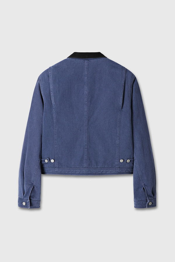 TONYWACK Cropped Work Jacket - Washed Blue