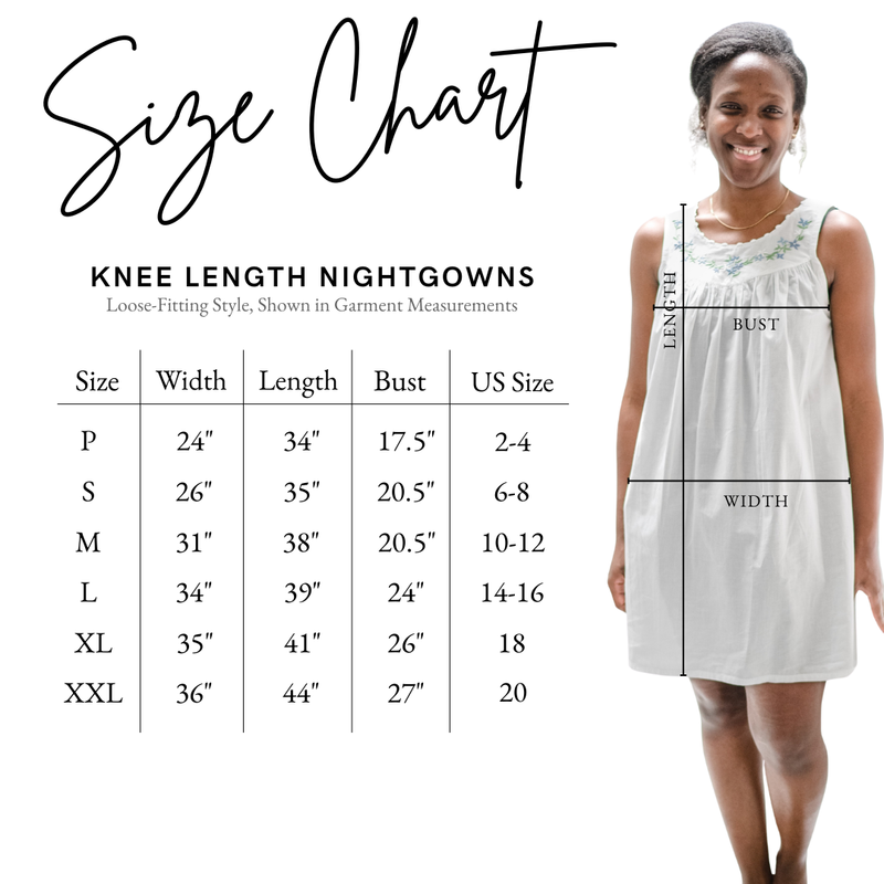 Maison d'Haiti Rosebud Nightgown