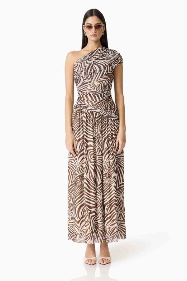 Curaae Arabelle Maxi Dress - Chocolate Brown