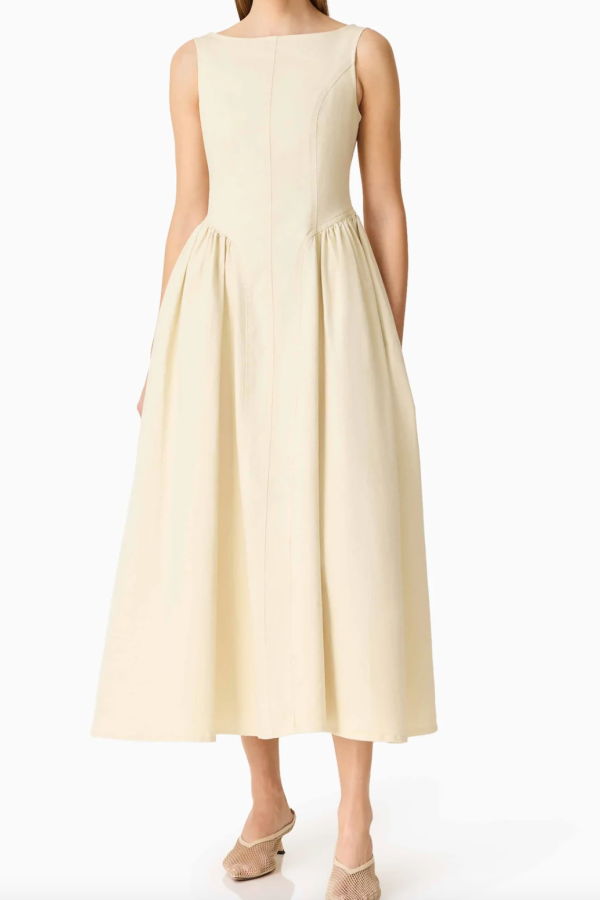 Curaae Lavelle Maxi Dress - Lemon Yellow