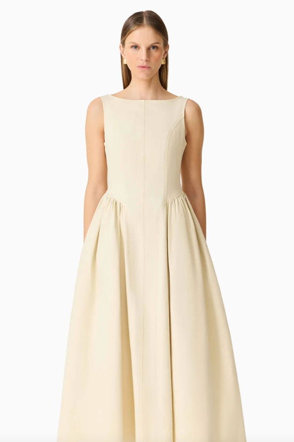 Curaae Lavelle Maxi Dress - Lemon Yellow