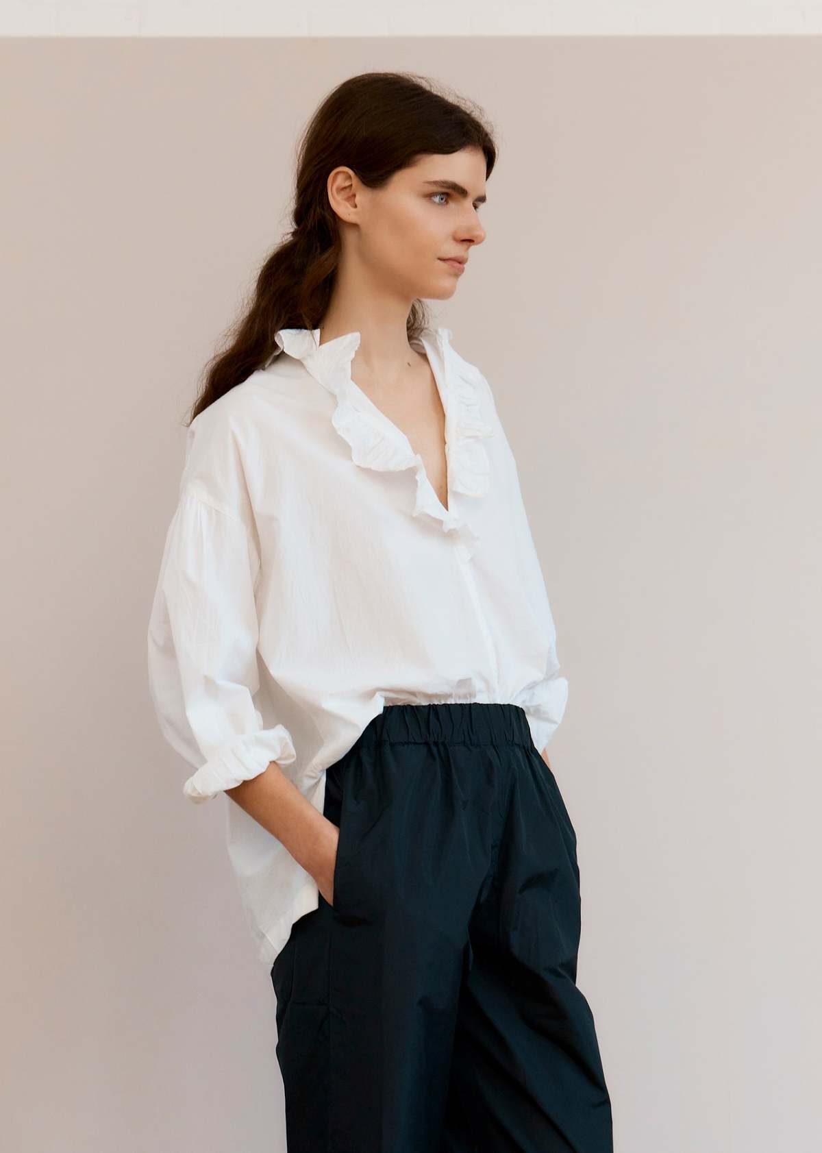 Caramel Chichester Taffeta Trousers - Black - Image 3 of 6