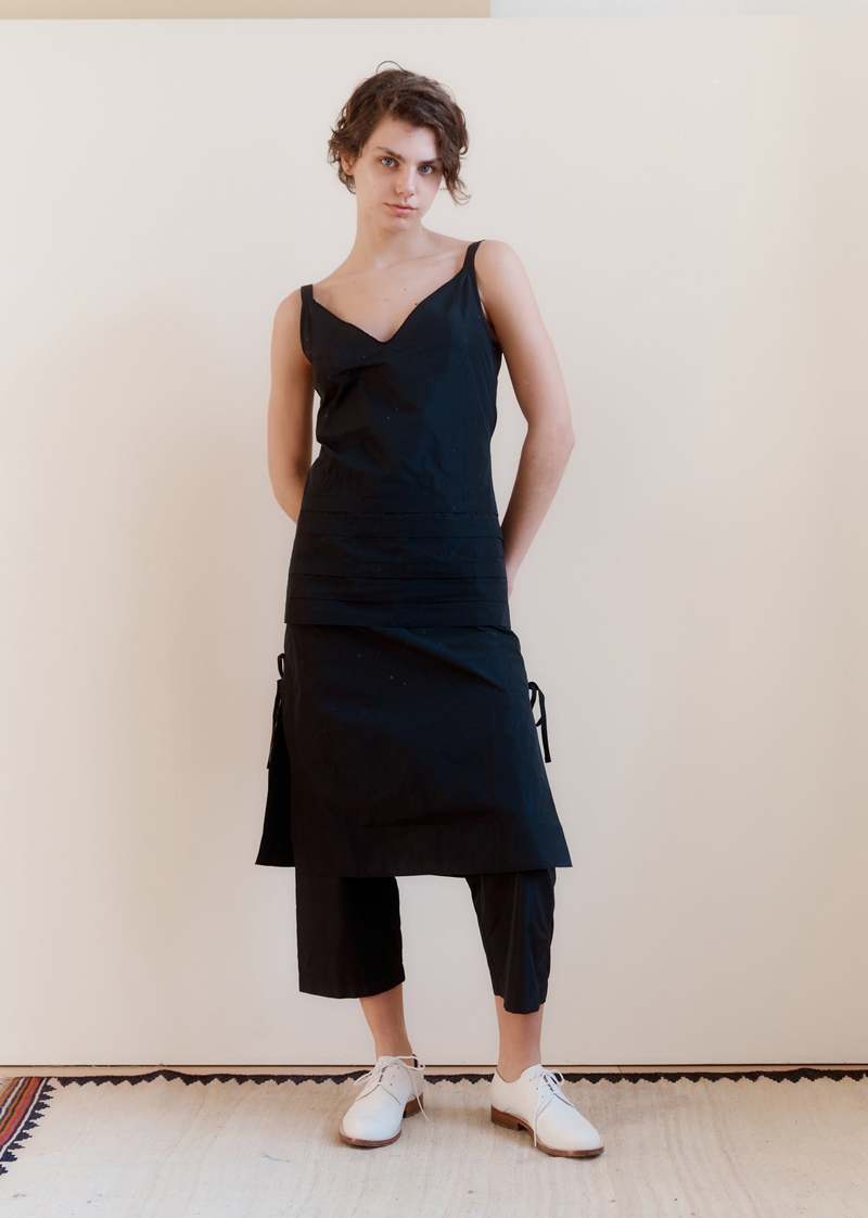 Caramel Chichester Taffeta Trousers - Black