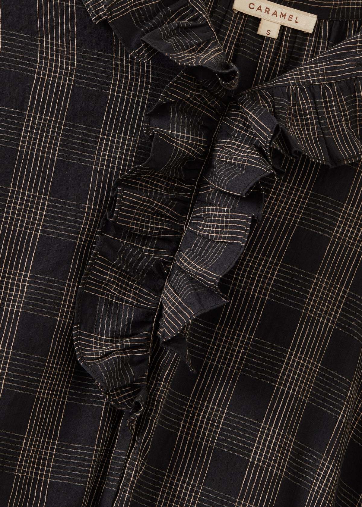 Caramel Frill Collar Dress - Image 4 of 5