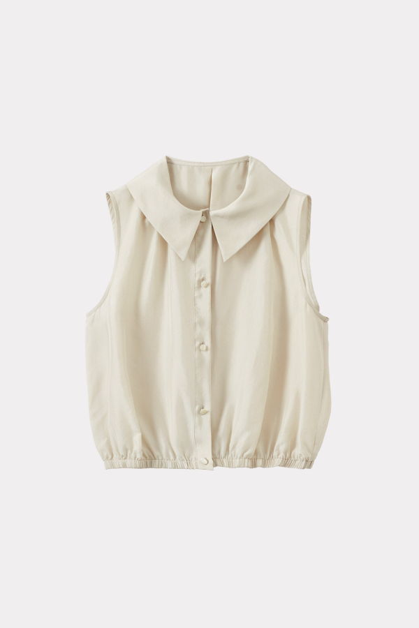 Caramel Laina Silk Blouse