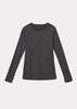 Caramel LONG SLEEVE T SHIRT - CHARCOAL - Thumbnail 1