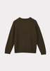 Caramel Poa Cashmere Jumper - Olive - Thumbnail 5
