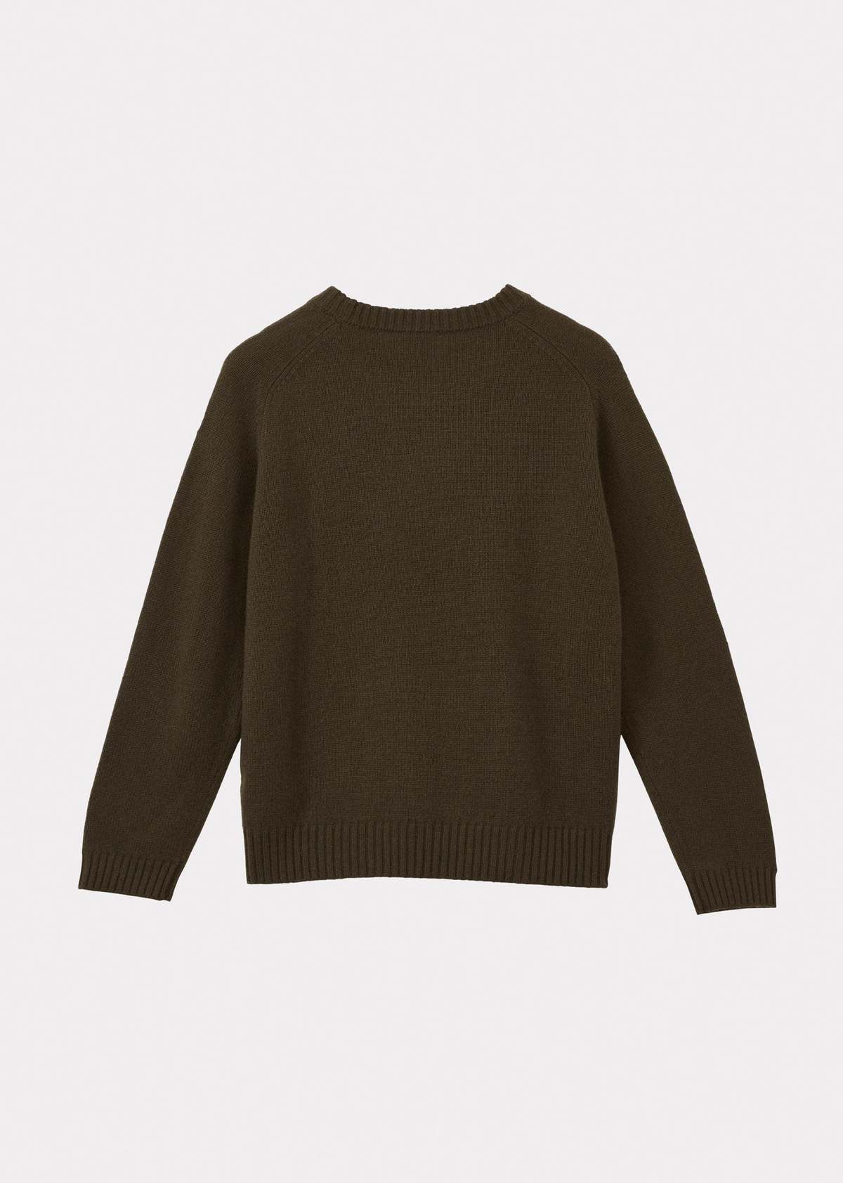 Caramel Poa Cashmere Jumper - Olive - Image 5 of 6