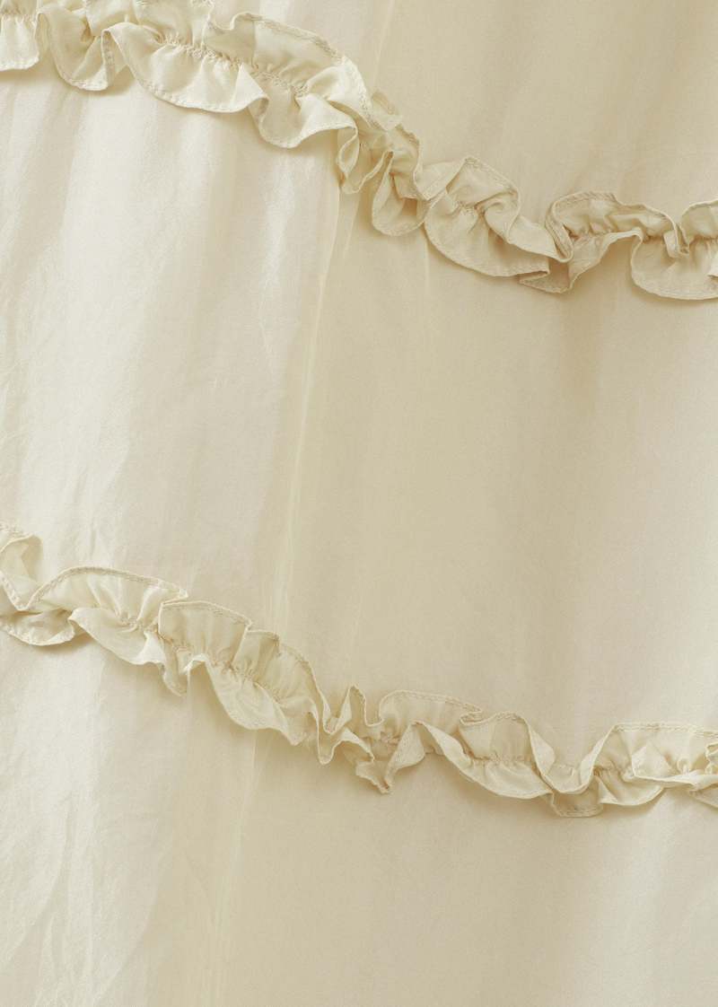 Caramel Verity Silk Skirt