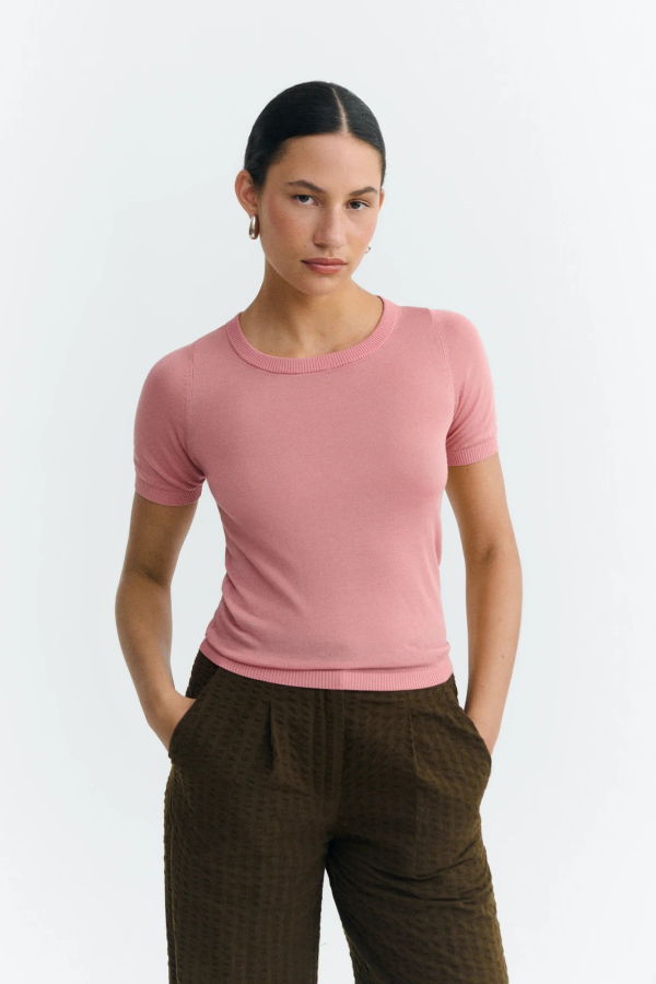 Thinking MU Sheer Knit Top