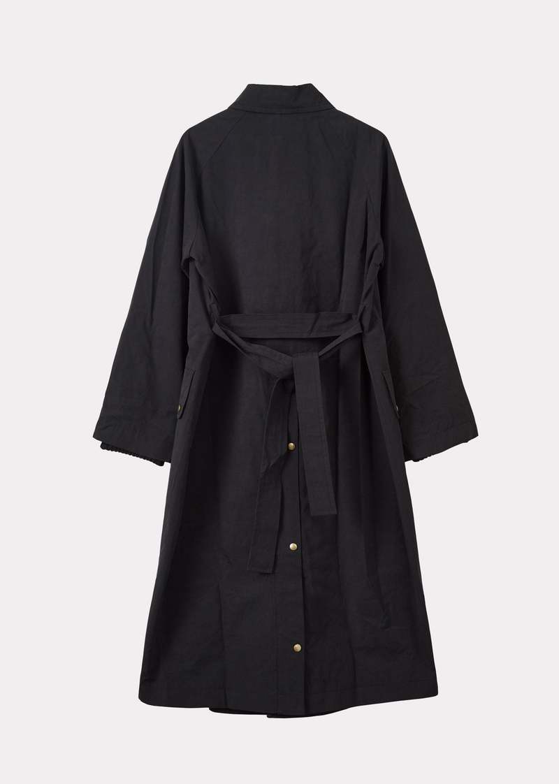 Caramel WOMAN OVERSIZED MAC COAT - DARK NAVY