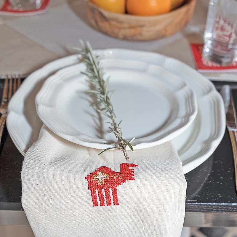 Darzah Tea Towel - Camel