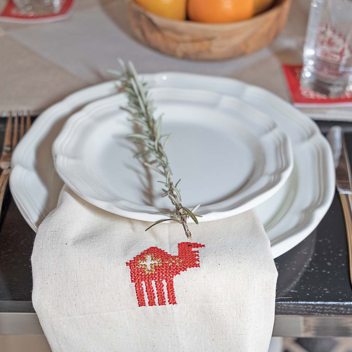 Darzah Tea Towel - Camel - Image 3 of 5