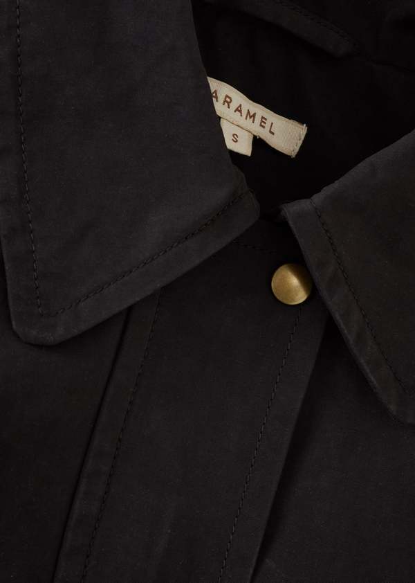 Caramel WOMAN OVERSIZED MAC COAT - DARK NAVY