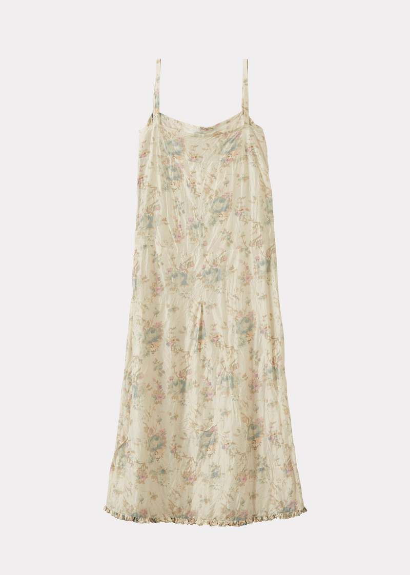 Caramel A-Line Slip Dress