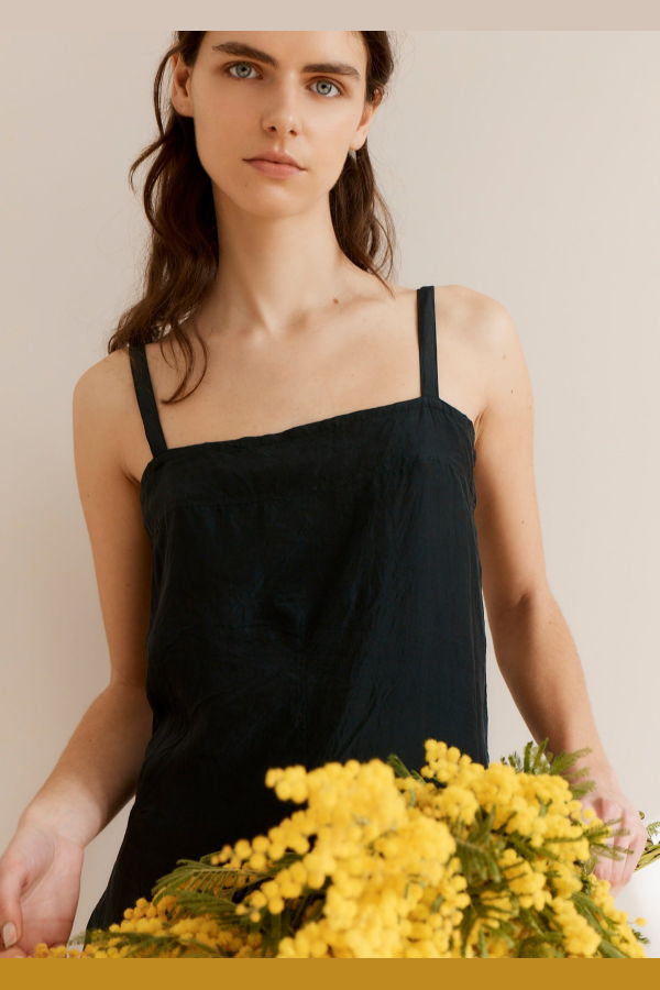 Caramel Silk Cami Top