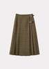 Kids Caramel Kilt - Grey/Green Tartan - Thumbnail 2