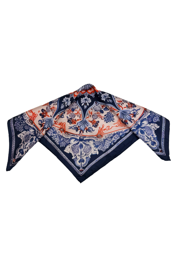 Krystell Barraza Hyacinth Silk Bandana