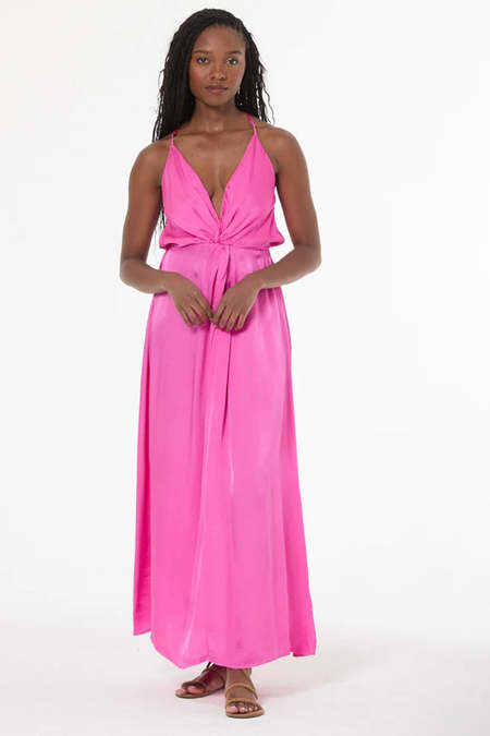 silk strapless maxi dress Bebe Women's Printed Satin Strapless Maxi Dress