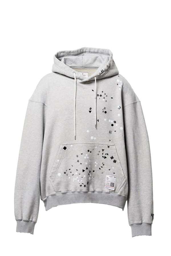 Mihara Yasuhiro Embellished Hoodie - Gray