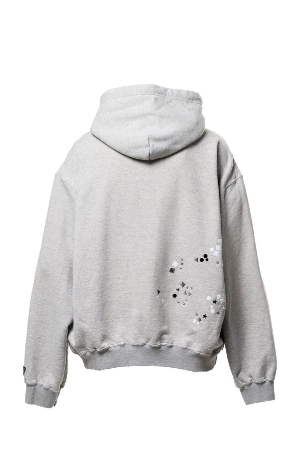 Mihara Yasuhiro Embellished Hoodie - Gray