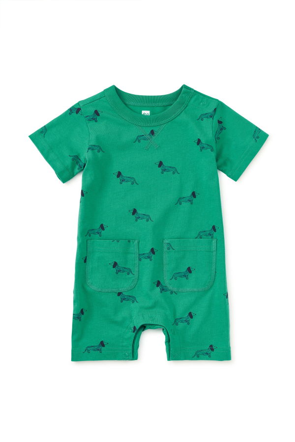 KIDS Tea Collection Double Pocket Baby Romper