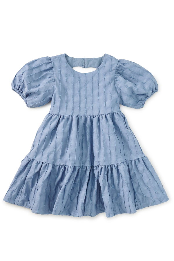 KIDS Tea Collection Pleated Heart Back Dress