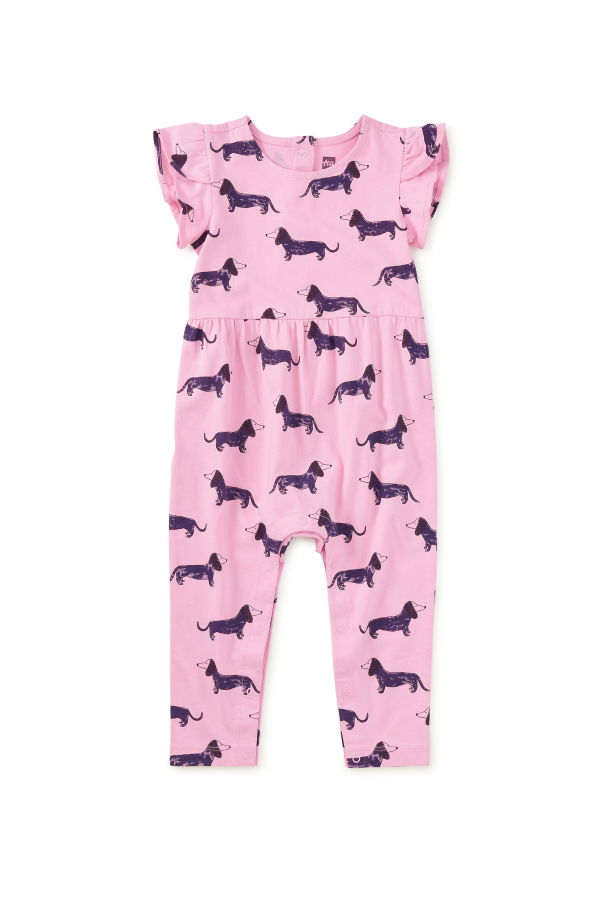 KIDS Tea Collection Tulip Sleeve Baby Romper