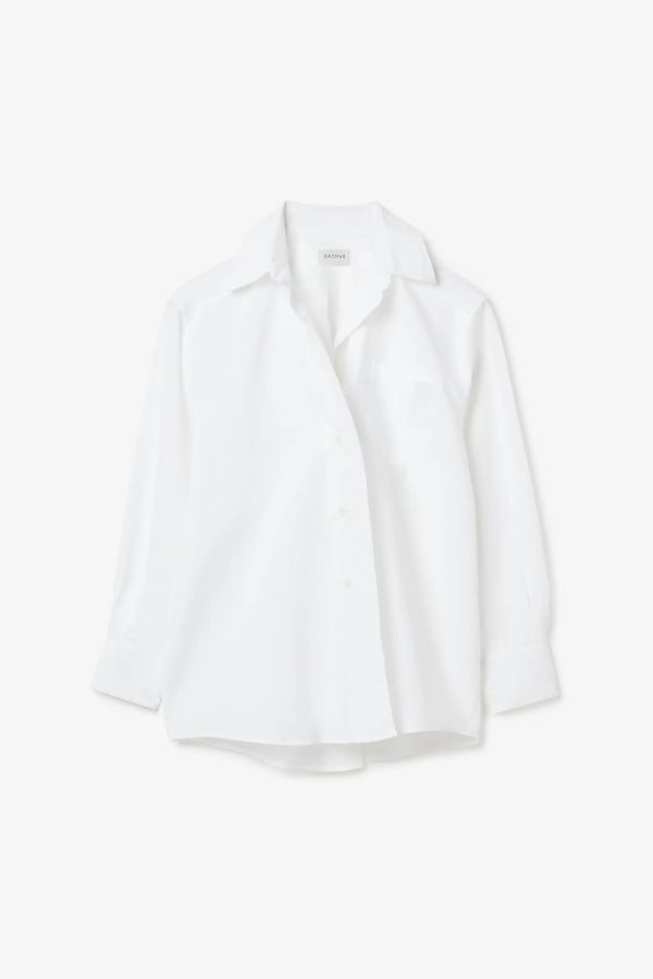 House of Dagmar Asymmetric Linen Shirt