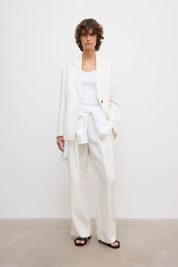 House of Dagmar Sb Linen Blazer Jacket