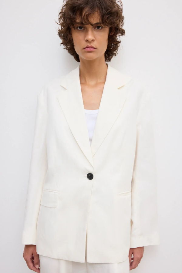 House of Dagmar Sb Linen Blazer Jacket