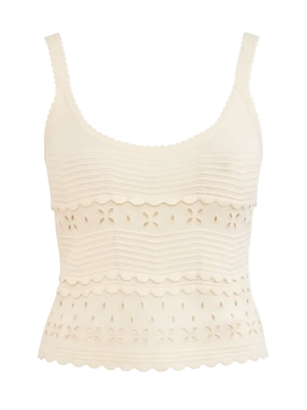 Ulla Johnson Sea Eyelet Camisole Top