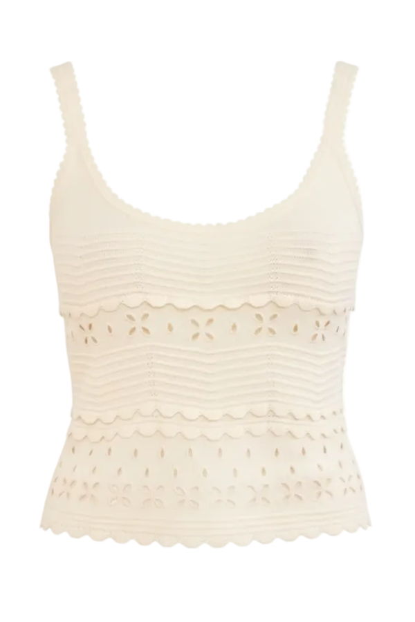 Ulla Johnson Sea Eyelet Camisole Top