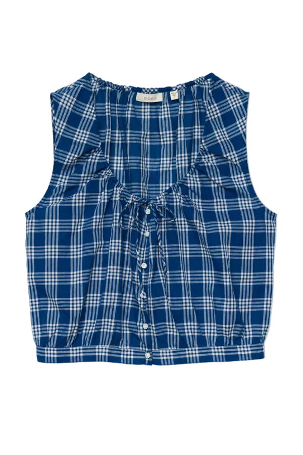 DÔEN Theo Top in Dorset Plaid Top
