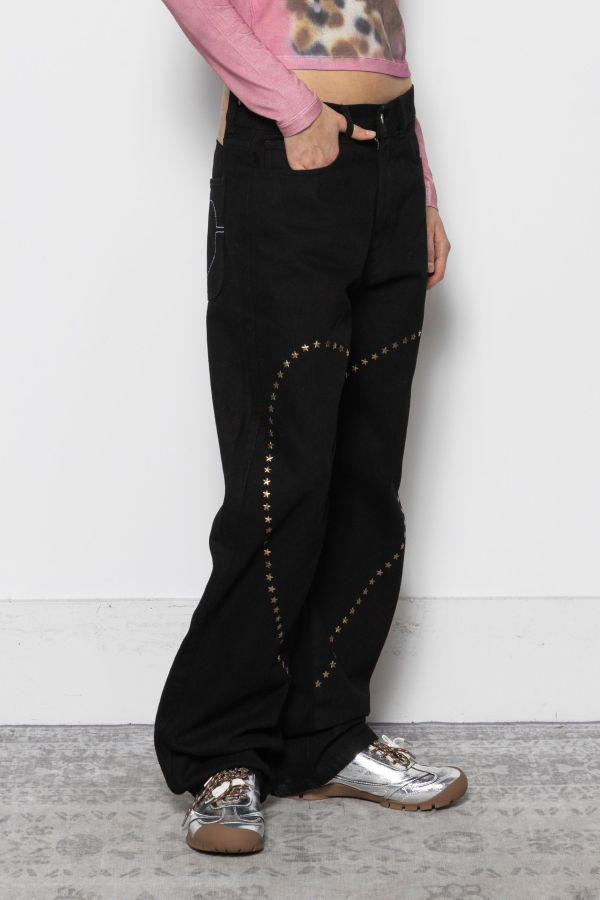 Carne Bollente Heart Break Pants - Black