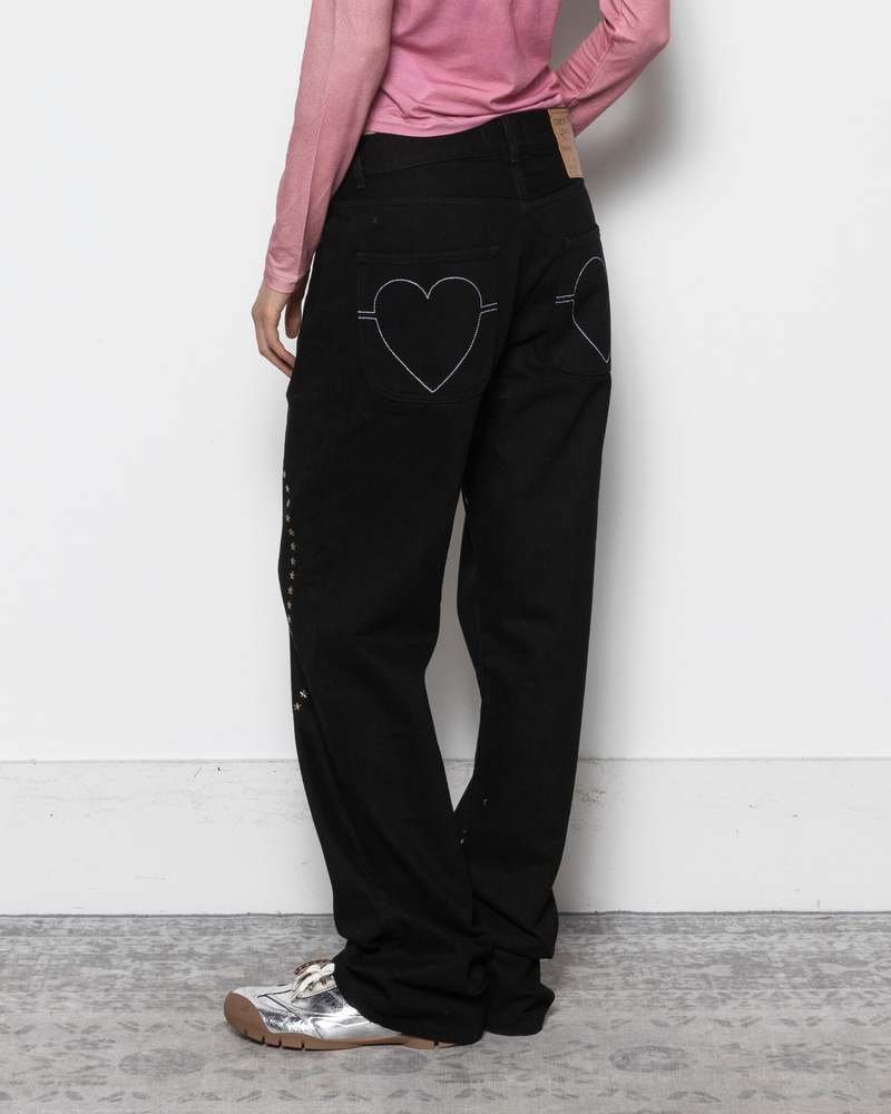 Carne Bollente Heart Break Pants - Black