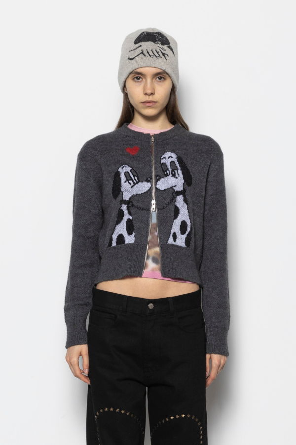 Carne Bollente Lady Meets Tramp Zipup Sweater