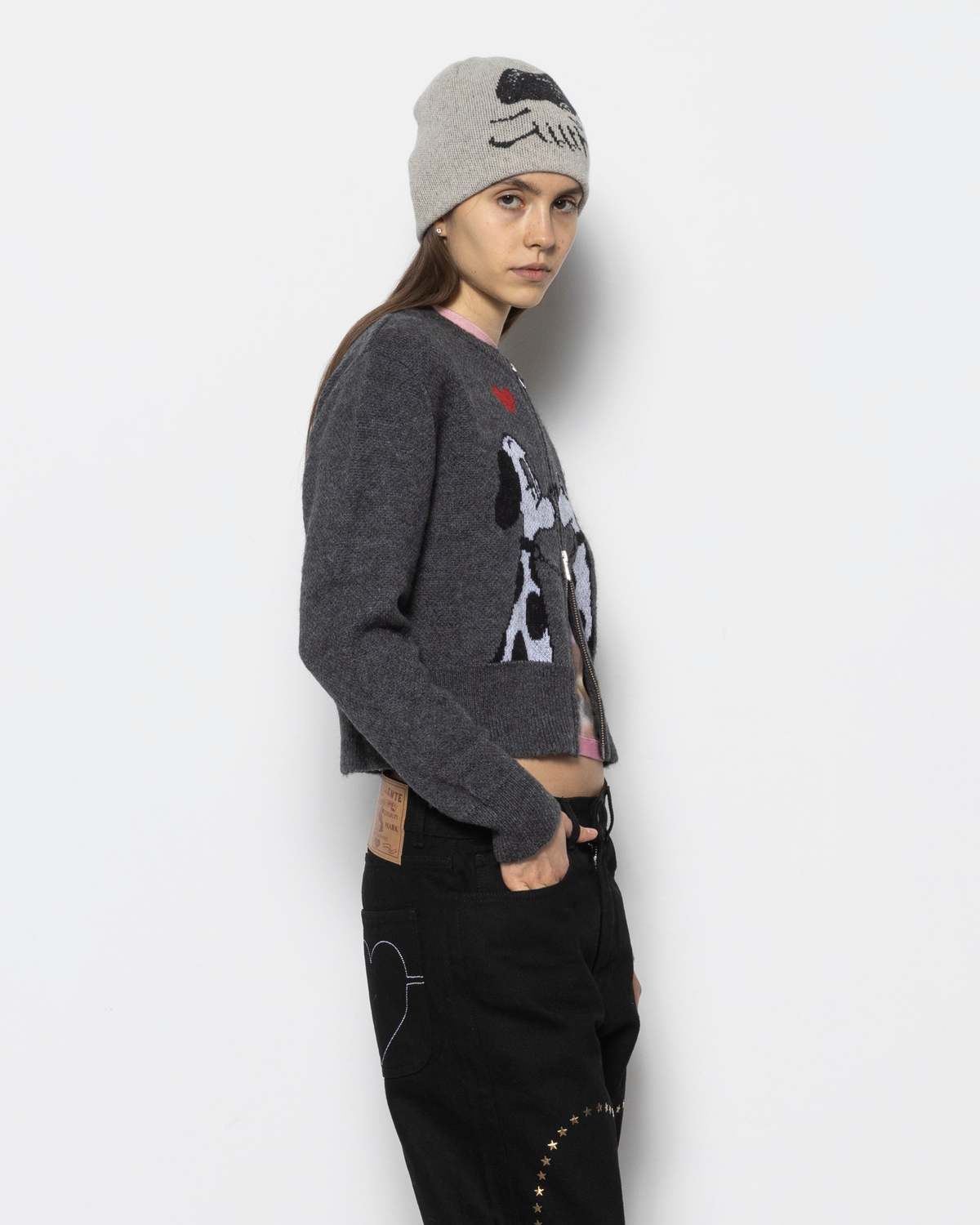 Carne Bollente Lady Meets Tramp Zipup Sweater - Image 2 of 5