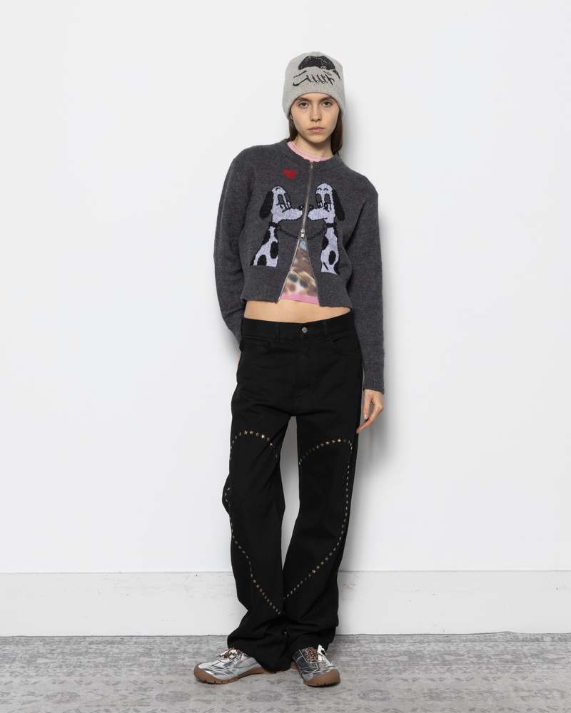 Carne Bollente Lady Meets Tramp Zipup Sweater