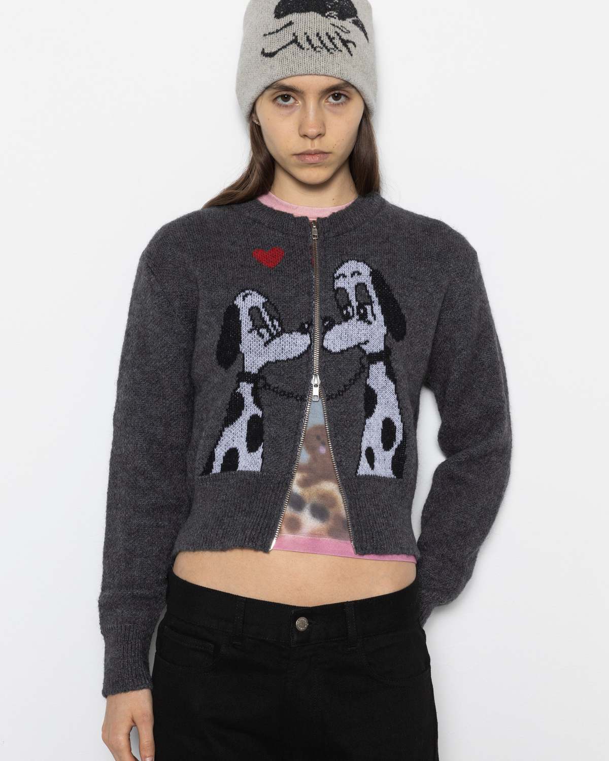 Carne Bollente Lady Meets Tramp Zipup Sweater - Image 5 of 5