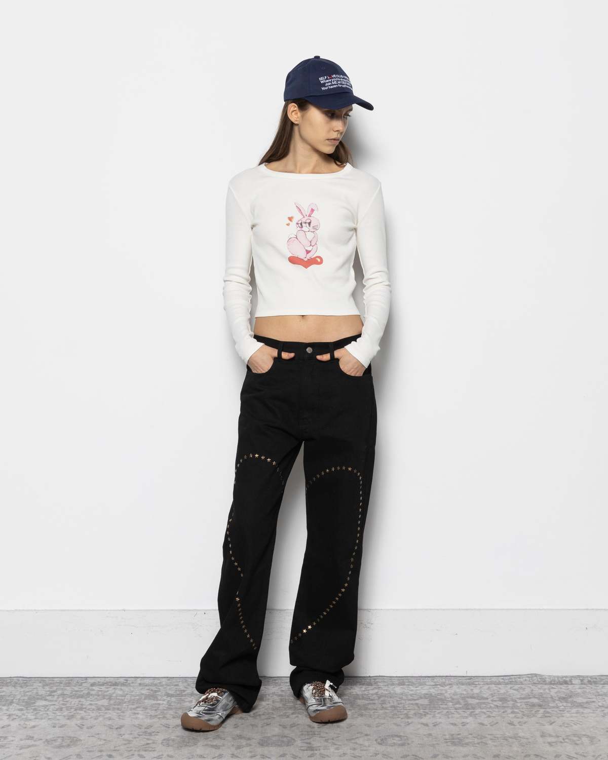 Carne Bollente Love Bunny T-Shirt Top - Image 4 of 5