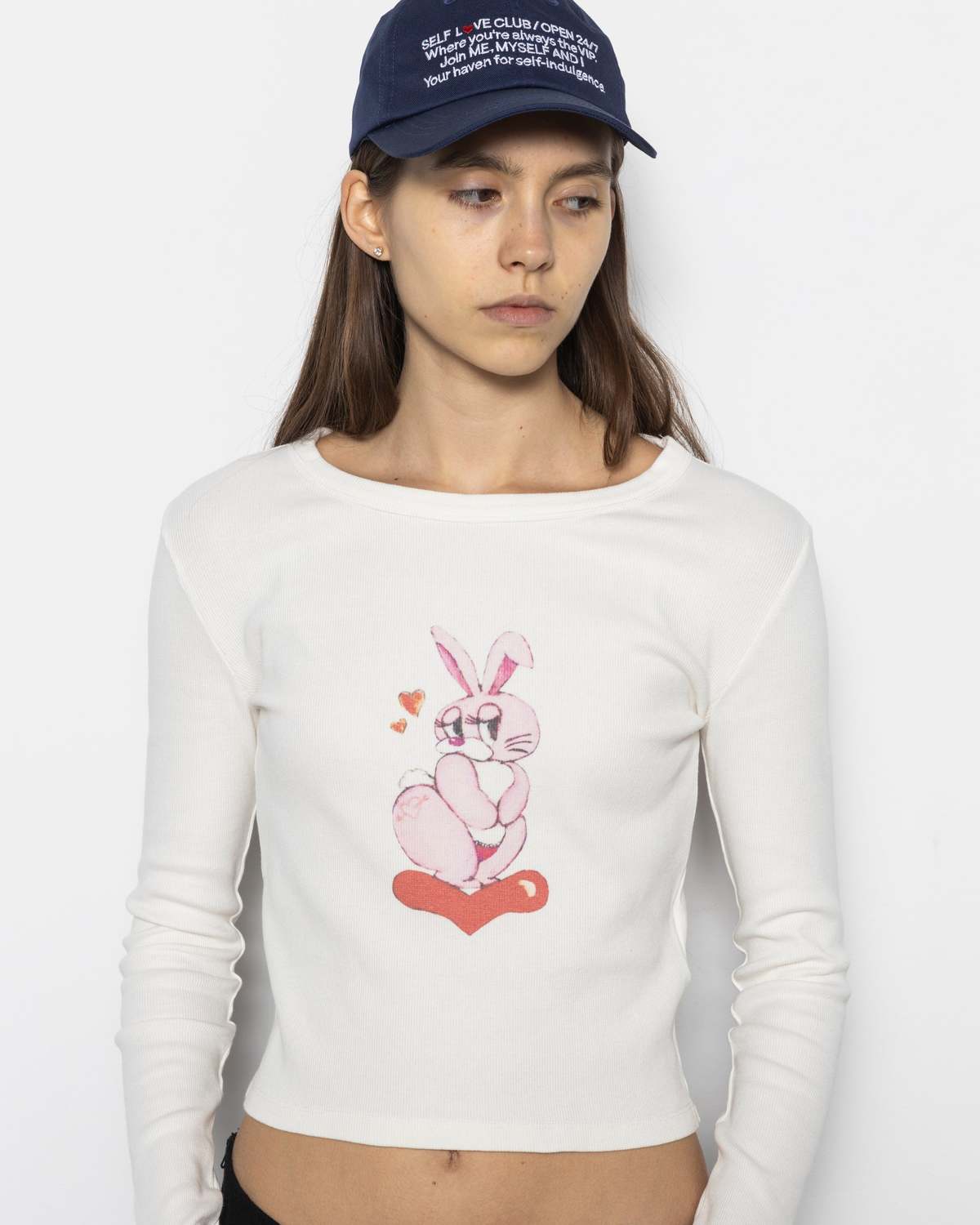Carne Bollente Love Bunny T-Shirt Top - Image 5 of 5