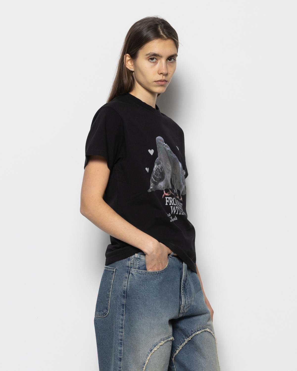 Carne Bollente Lovebirds T-Shirt - Image 2 of 5