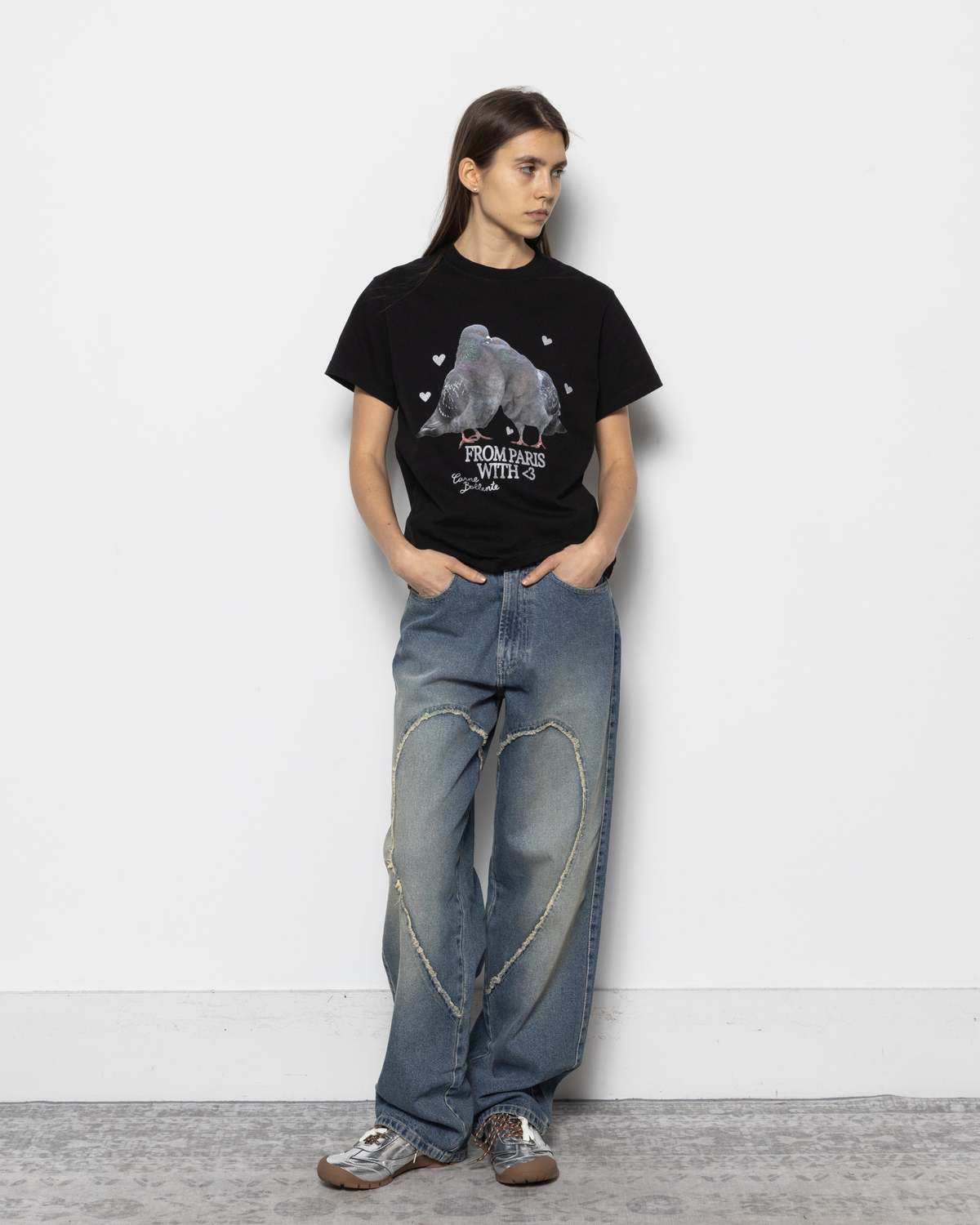 Carne Bollente Lovebirds T-Shirt - Image 4 of 5